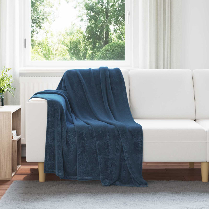 5-30 Throw Blanket, Navy Blue, 150cm x 130cm