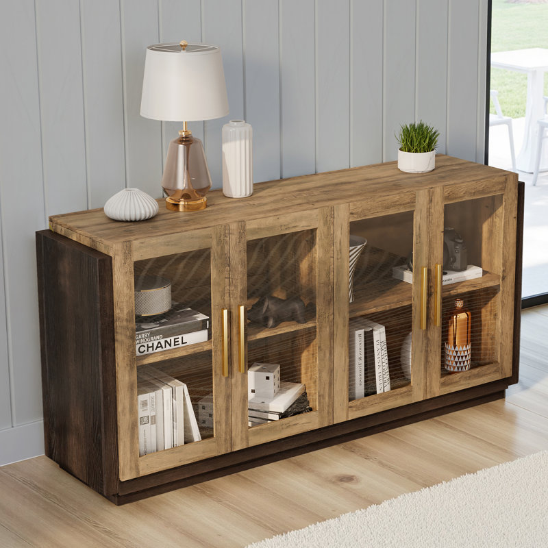 Buffet Ainez 64, Brun / bois de grange