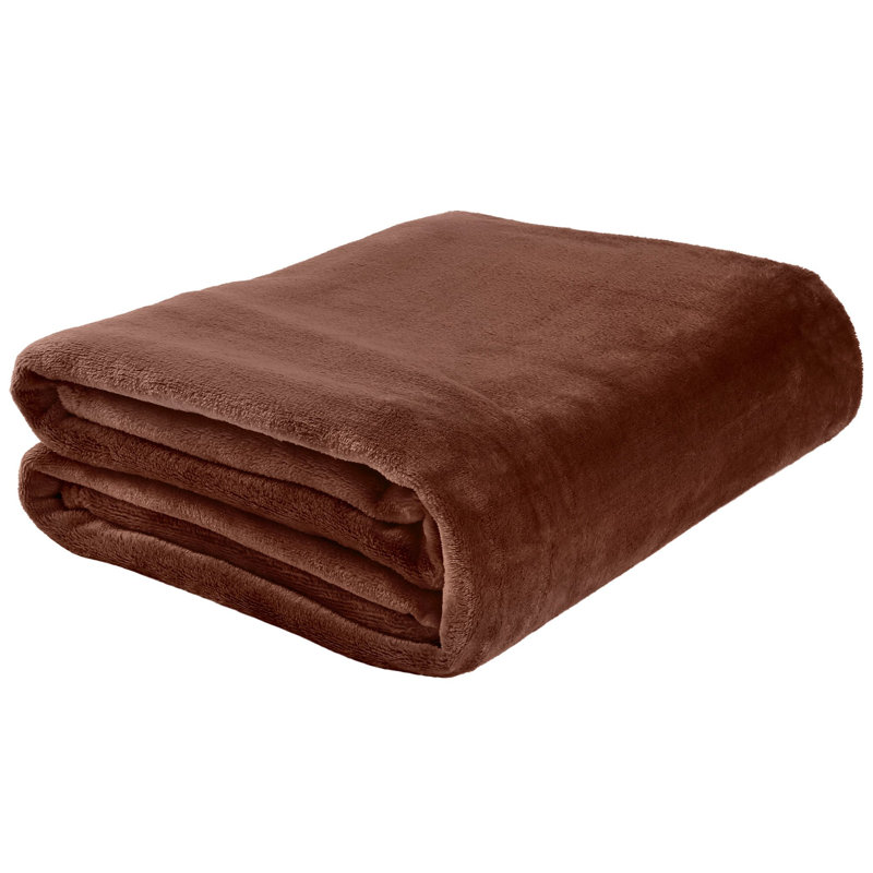 Waffle Blanket, Brown