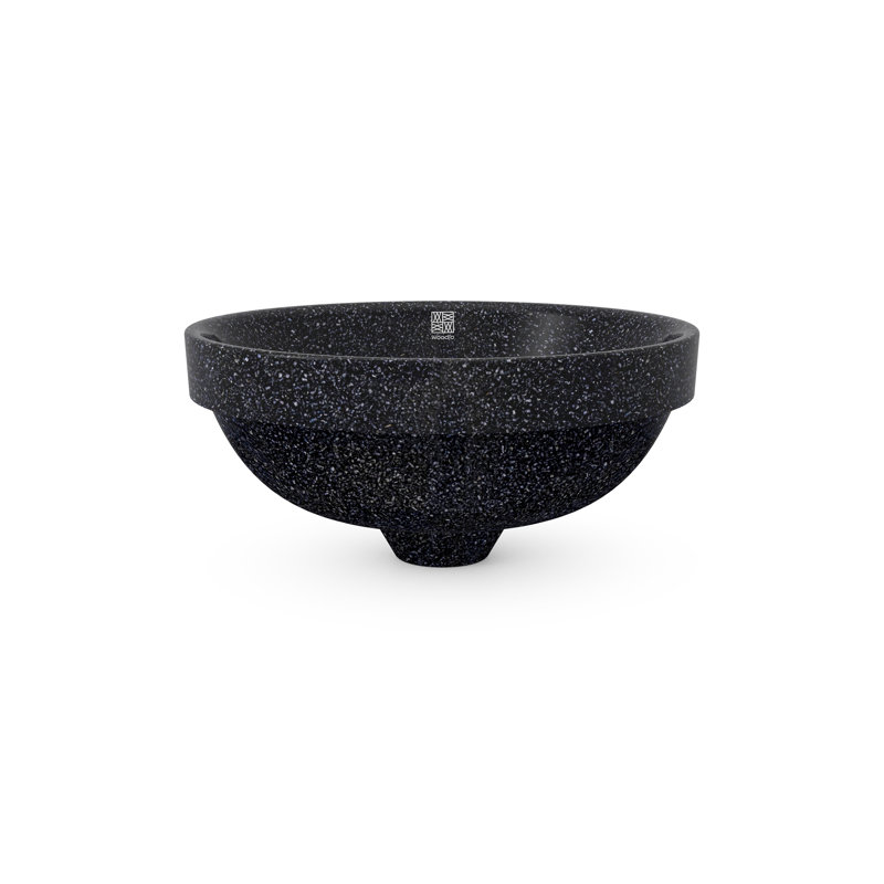Lavabo de salle de bain encastré Soft40, Charbon
