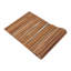 Premium Teak String Rectangle Teak and Wood Bath Mat