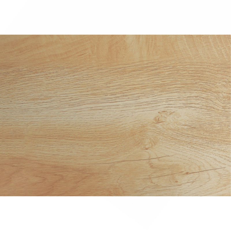 Bureau d'ordinateur, bureau personnel, debout, réglable, L 48 po, travail, ordinateur portable, stratifié naturel, métal noir, contemporain