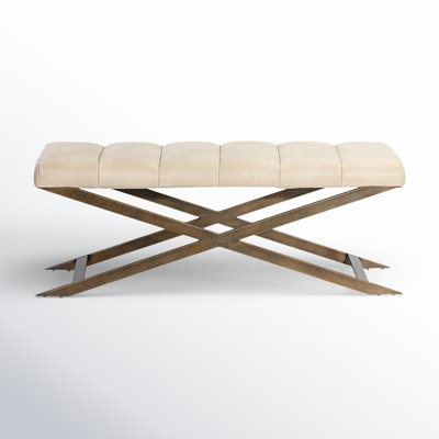 Madigan Faux Leather Upholstered Bench