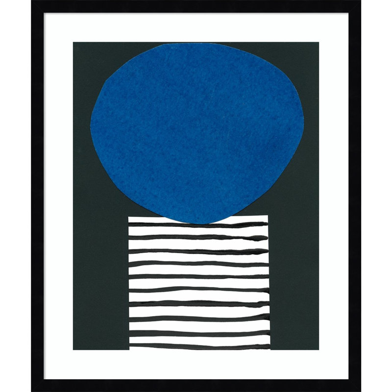 Honoring Matisse Warm by Renee W. Stramel, 25" H x 21" W x 1" D, Black