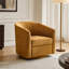 Fauteuil d'appoint pivotant en chenille-516561334