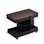 Table de bout réglable avec roulettes, table d'appoint moderne multifonctionnelle avec plateau relevable, plateau tournant à 360 ° et espace de rangement pour le salon, petit espace-656700188