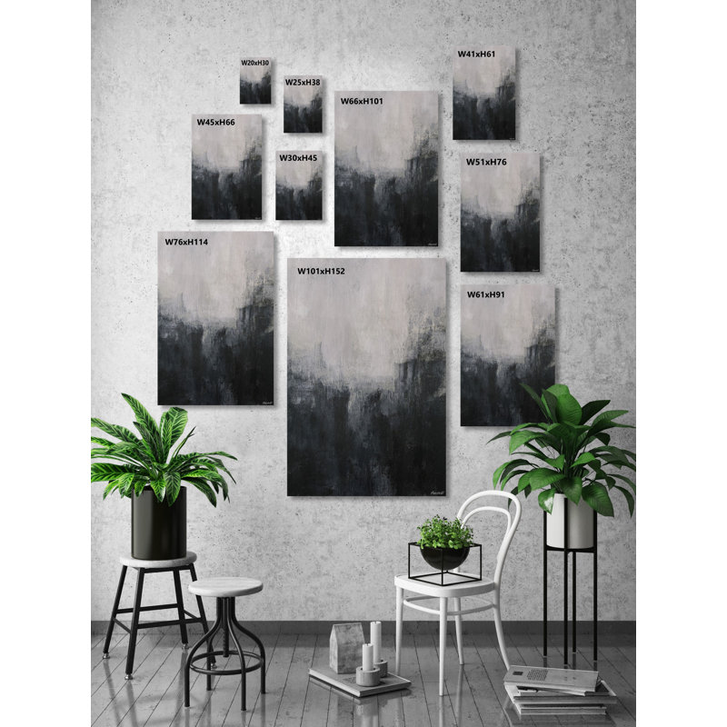 Faded by Marmont Hill - Wrapped Canvas Painting, 30cm H x 20cm W x 3.81cm D