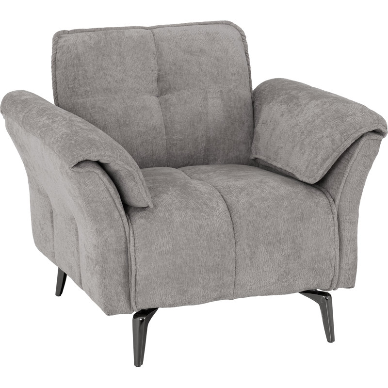 Neotomas Upholstered Armchair, Gray