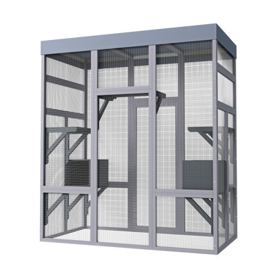 Wooden Outdoor Catio for Cats