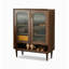 Armoire à chaussures en bois massif de chêne nordique