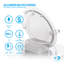 6 po mince DEL intelligente encastrée, 12 W, blanc réglable RVB, à intensité variable, compatible Wi-Fi