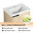 Liedtke 19.96'' Single Bathroom Vanity with Ceramic Top