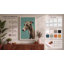 Greyhound Profile Modern - Wrapped Canvas-889504514-889504513