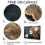 Abstrait glissade en bois sur cristal onyx noir I - forêt, art mural-229998469-229998480-229998486