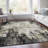 Premium Machine Washable Prisco Black Rug-379193095