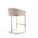 Lioba Upholstered Counter Stool with Metal Frame