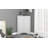 White Triangle Bathroom Storage Cabinet With Adjustable Shelves, Freestanding Floor Cabinet For Home Kitchen-1044502538