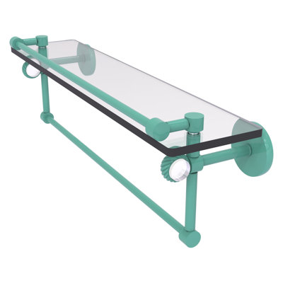 Tablette flottante avec barre à serviettes Clearview