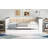 Wood Daybed With Storage Shelves, Upholstered Backrest, USB And Trundle-1932751795