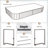 39" Mirrored Makeup Vanity Table with Stainless Steel Base, Mirrored Console Dressing Table with 2 Drawers,Versatile Desk for Bedroom and Office-116767153