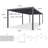 Patio Aluminum Pergola With 48ft String Lights-101140112