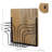 Azan Solid Acacia Magazine Rack Basket