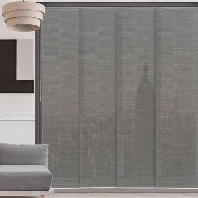 Sharmaine Deluxe Semi-Sheer Crown Zipper Vertical Blind