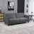 83.5'' Upholstered Tufted Convertible Sofa-95975268-95975267