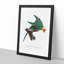 Yellow-Crowned Parakeet by F. Levaillant - Picture Frame Graphic Art Print-55641363-55641365