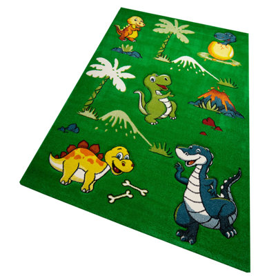 Ehrenfeld Machine Woven Green/Yellow Rug