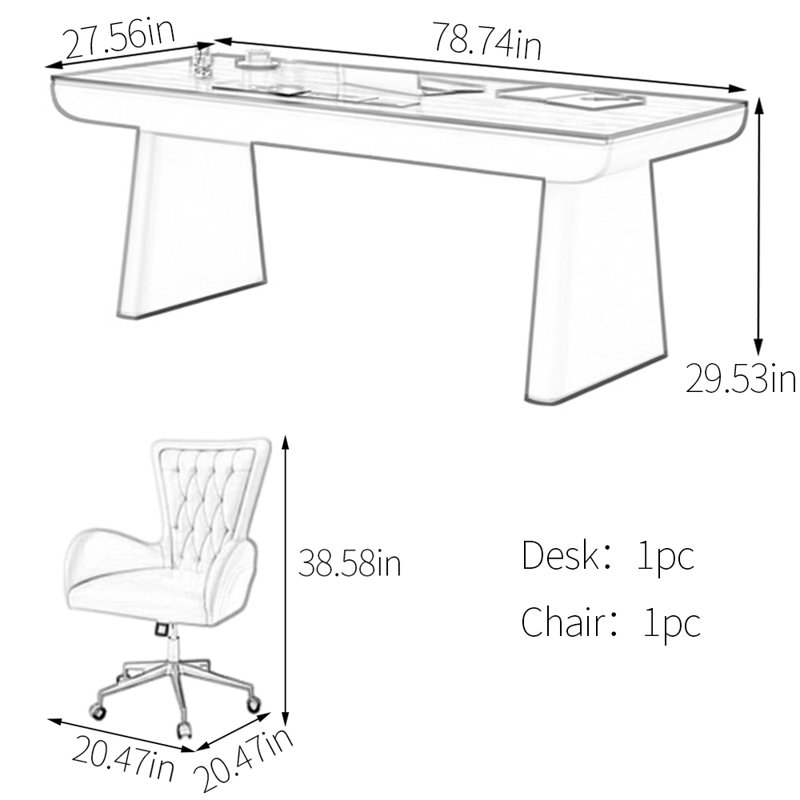Kreiner, Brun, H 29,53 po x l 78,74 po x P 27,56 po