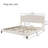 Upholstered Platform Bed with Saddle Curved Adjustable Headboard and Diamond Tufted Details,Wooden Slats and Metal Support, No Box Spring Needed, Beige-192460032