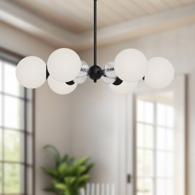 Lustre sphérique spoutnik à 6 lumières Celia