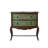 Green&Walnut Solid + Manufactured Wood Rectangular Console Table