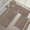 Tapis de bain absorbant (ensemble de 5)