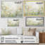 «Green Beige Serene Meadows II - Abstract Botanicals», art mural-1763911654-1763911649