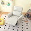 Fauteuil inclinable à bascule manuel avec revêtement en cuir PU et larges accoudoirs