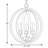 Luminaire suspendu sphère 3 lumières Mccurley-26210082