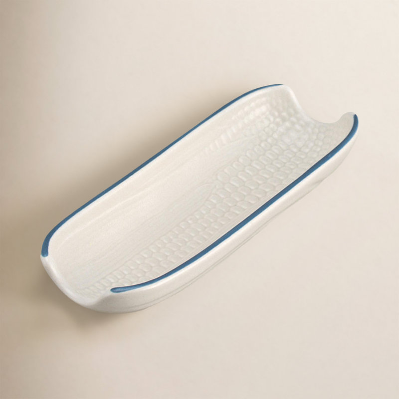 Stoneware Corn Holder