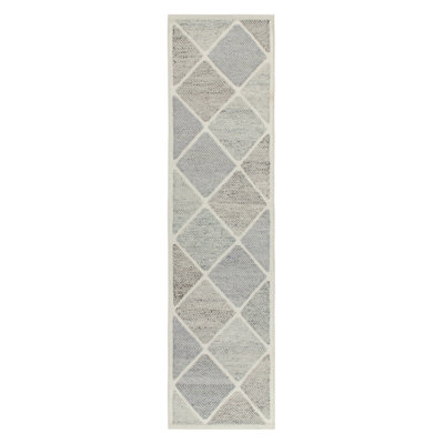 Scandinavian Wool Geometric Area Rug