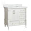Ensemble de meuble-lavabo simple autoportant 36 po avec 2 poignées entièrement assemblé