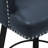 Swivel Counter Stool With Upholstered Seat And Metal Frame  Set Of 3-114649057