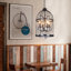 Lustre en cristal 4 lumières