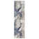Modern Abstract Blue Gray Gold Area Rug