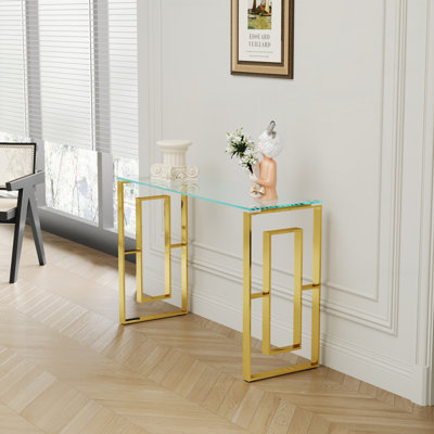 Console en verre