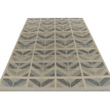 Scandinavian Wool Geometric Area Rug