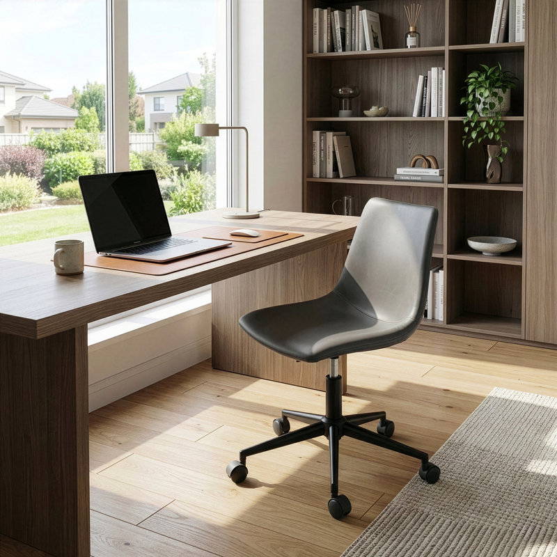 Chaise de travail Traves, gris