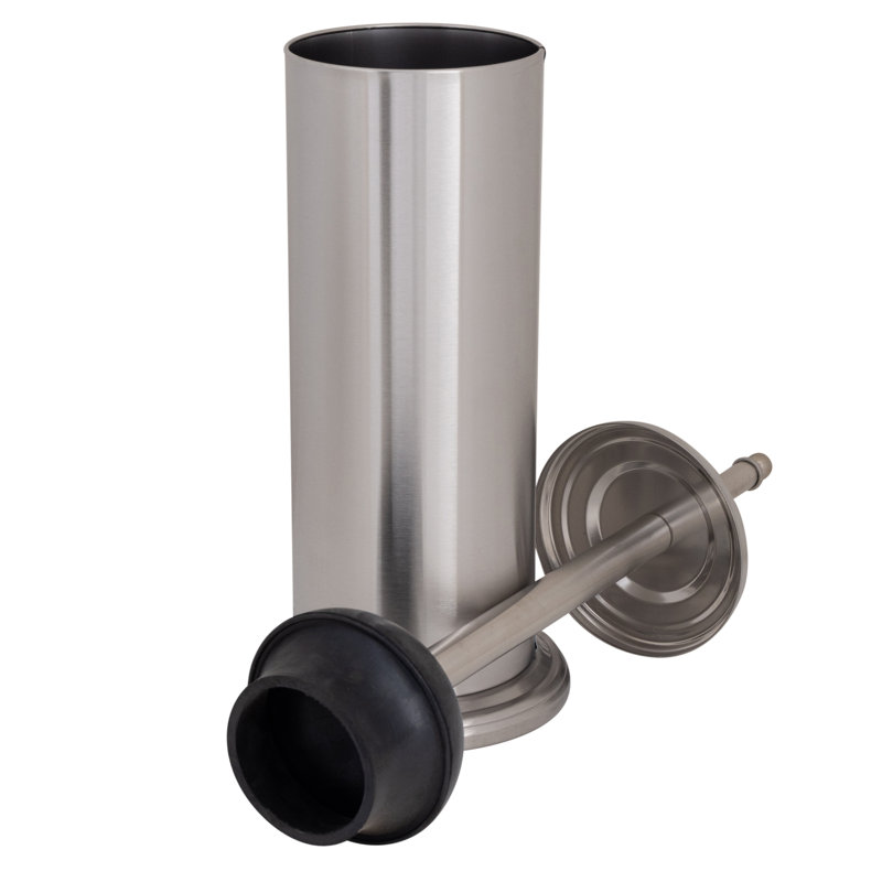 Bath Bliss Metal Plunger, Stainless steel