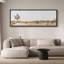 Cactus Desert "Joshua Tree Retro Bedroom Landscape Pictures Extra Large Framed Canvas Print Wall Art-111664904-96074492