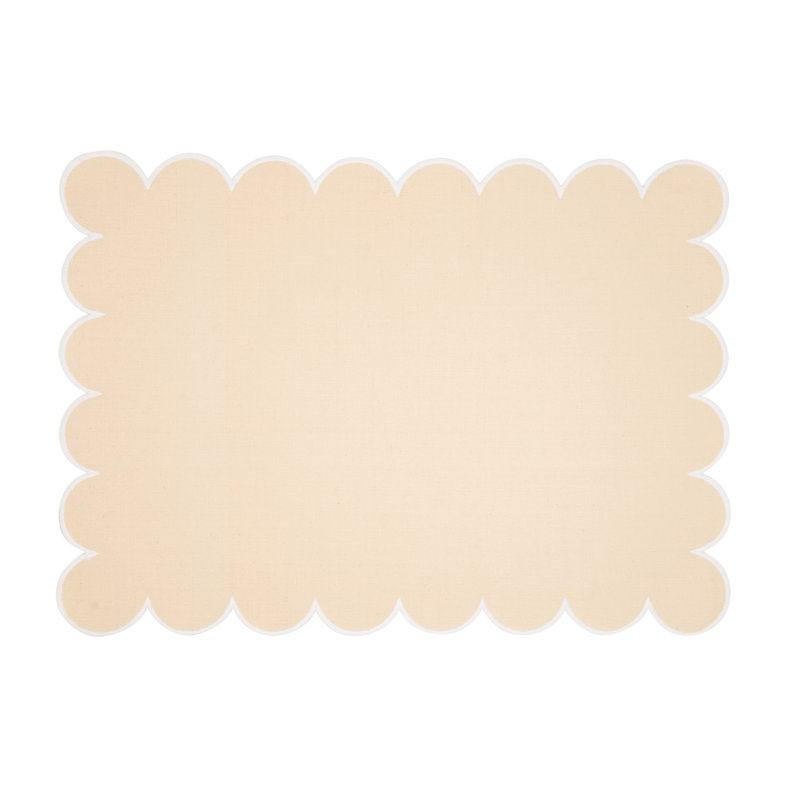 Napperons rectangulaires 100% coton Paddock, Beige